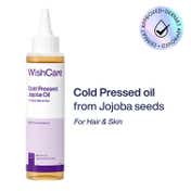 WishCare 100% Pure Cold Pressed Jojoba Oil - Strengthens Hair & Moisturizes Skin (100 ml)