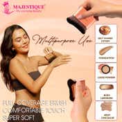 Majestique Tanner Body Brush for Self Tan & Body Glow - Golden