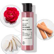 Brillare Rose Powder Face Wash For Well Hydrated Younger Looking Skin (30g)