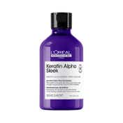 L'OREAL PROFESSIONNEL Keratin Alpha Sleek Shampoo for Frizz Free Smooth Hair (300 ml)