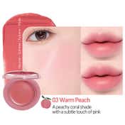 Etude Fruity Lip & Cheek Blur Balm - 03 Warm Peach (2.3 g)