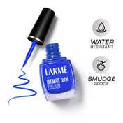 Lakme Ultimate Glam, Eye Liner, Quick Drying, Water Resistant, Smudgeproof, Blue - (9 ml)