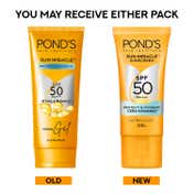 Pond's Sun Miracle SPF 50 PA+++ Ultra Light Gel Sunscreen Protect & Hydrate with Cera Hyamino (50 g)