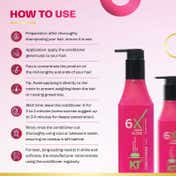 KT Professional 6X Hair Gloss Conditioner Pro-Vitamin Enriched (250 ml)
