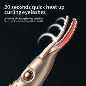 SEMINO Lash Styler 2 in 1 Eyelash Curler and Eyebrow Trimmer for Women - Golden