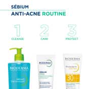 Bioderma Sebium Gel Moussant Acne Defence Cleanser For Oily Acne Prone Skin (500ml)