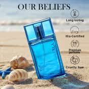 Ajmal Blu Eau De Parfum Fresh Aquatic Long Lasting Premium Perfume for Men (90 ml)