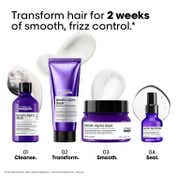 L'OREAL PROFESSIONNEL Keratin Alpha Sleek Shampoo for Frizz Free Smooth Hair (300 ml)