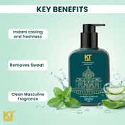 KT MEN Ice Rush Cooling Fresh Power Blast Body Wash (250 ml)