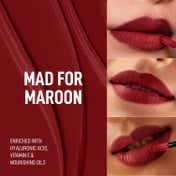 Renee Stay with Me Matte Transferpoof Liquid Lipstick - Mad for Maroon (6 ml)