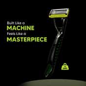 LetsShave Pro 7 World's First 7 Blade Razor for Men with Handle + 2 Blades (4 pcs)