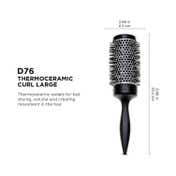 Denman Large Hot Curl Brush 48mm D76 - Black & White