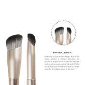 PAC SDE 01 Base Perfecto Multipurpose Brush - Dual Ended Ergonomic Design Ultra Soft Bristles (1 pc)
