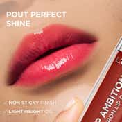 L'Oreal Paris Plump Ambition Hyaluron Lip Oil For Fuller, Bouncier Lips - 485 Wine O'Clock (5 ml)
