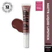 FAE BEAUTY Lip Whip 12H Matte Liquid Lipstick Long Wear Non Drying & Smudgeproof - Steamy (10 ml)