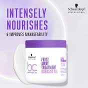 Schwarzkopf Professional Bonacure Frizz Away Treatment with Babassu Oil,with Vegan Keratin (450 ml)