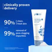 Plum 2% Niacinamide Face Wash for Oily Skin, Fades Acne Marks & Brightens Skin With Rice Water (50ml)