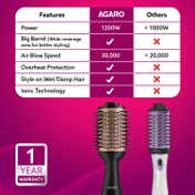 AGARO HV2179 Volumizer Hair Dryer - Gold and Black