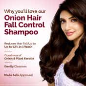 Mamaearth Onion Shampoo For Hair Growth & Hair Fall Control (1000ml)