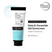 Deconstruct Oats & Ceramide Gel Sunscreen Spf 50 Pa++++ (50 g)