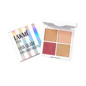 Lakme 9To5 Hya Glam 4-In-1 Face Palette With Hyaluronic Acid - Warm Medium (16.2 g)