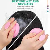 Beautiliss Silicone Hair Scalp Massager & Anti Dandruff Shampoo Brush - 01