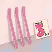 Vega Eyebrow Shaper for Women, Face Razor for Upper Lip & Facial Hair Removal ESS-01 (3 pcs)