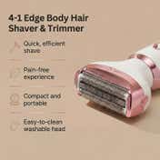 Signaxo Edge 4-in-1 Rechargeable Body Shaver Trimmer (1 pc)