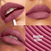 Lakme 9 To 5 Hya Matte Hydrating Liquid Lipstick - Monday Berry (5.3 ml)