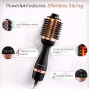 Urban Yog MakeMeeBold Hot Air Brush 1.0 2-in-1 Hair Dryer & Straightener for Women (1 pc)