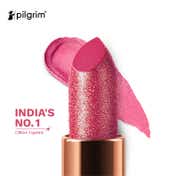 Pilgrim Glitter Lipstick Luxurious 3D Glitter Formula With Matte Finish - 07 My Habibi (4.2 g)