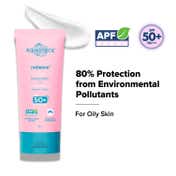 Aqualogica Radiance+ Dewy Lightweight Sunscreen Gel SPF 50+ PA+++ for Oily & Acne-Prone Skin (80 g)