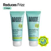 Moxie Beauty Rinse & Shine Duo - Shampoo & Conditioner for Dry and Frizzy Hair (2 Pcs)