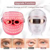 SEMINO Advanced LED Light Therapy Face Mask - White