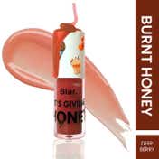 Blur India It's Giving Honey Lip Oil Pack - Hazelnut & Burnt Honey (2 pcs)