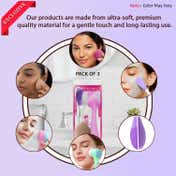 Majestique 3-in-1 Skin Care Set with Cleansing Brush & Makeup Sponge (3 pcs)