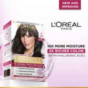 LOreal Paris New Excellence Creme Hair Color With Hyaluronic Acid, 3 Darkest Brown, (100gm + 72ml)