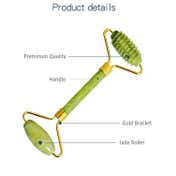 SEMINO 3 in 1 Jade Roller and Gua Sha Set - Green (3 pcs)