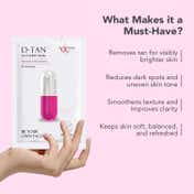 O3+ Facialist D-Tan Face Sheet Mask With Niacinamide (30g)