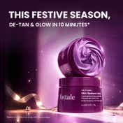 Foxtale De-Tan Skin Radiance Mask with Lactic Acid Brazilian Purple Clay and Kaolin Clay (75 g)