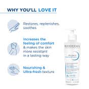 Bioderma Atoderm Intensive Gel Creme Moisturizer - Lightweight & Non Greasy - Dry Skin (200ml)
