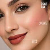 Lakme 9to5 Double Duty Lip and Cheek Mousse, Long Lasting and  Lightweight Formula,Coca Soft - (9 g)