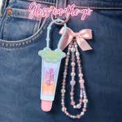 Princess By Renee Five Layer Shiny Lip Gloss with Keychain for Kids & Preteens (10 ml)