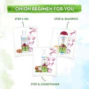 Try Mamaearth Onion Haircare Range for Hair Fall Control Which Contains Hair Oil, Shampoo & Mask