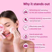 Aravi Organic 100% Pure & Natural Rose Water Steam Distilled Face Spray Toner (150 ml)