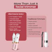Protouch SOS+ 2 IN 1 Eyebrow & Facial Grooming Pen - Pink