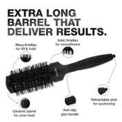 Ikonic Professional Thermal Round Brush TRB 43 XL - Black
