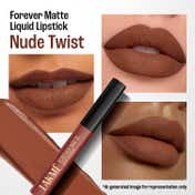 Lakme Liquid Lipstick + Gloss Kit - Brown (2 pcs)