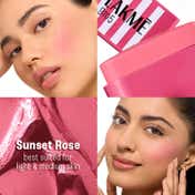 Lakme 9to5 Hya Beach Edit SPF Blush, Creamy Texture,Travelfriendly Dewy Finish - Sunset Rose (8.6 g)