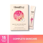 The Good Bug Good to Glow SuperGut Powder Sachet for Healthy Skin Hair & Nails (15 pcs)